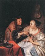 MIERIS, Frans van, the Elder Carousing Couple sg china oil painting reproduction